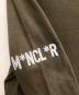 中古・古着 MONCLER (モンクレール) 長袖カットソー オリーブ×ブラック サイズ:XS：13000円