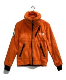 THE NORTH FACE（ザ ノース フェイス）の古着「フリースジャケット」｜オレンジ×ブラック
