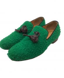 POLPETTA（ポルペッタ）の古着「タッセルローファー」｜グリーン