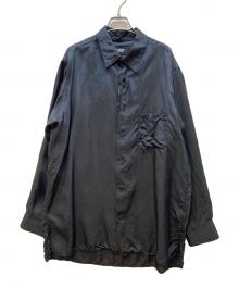 WILDSIDE YOHJI YAMAMOTO（ワイルドサイド ヨウジ ヤマモト）の古着「シャツ」｜ブラック