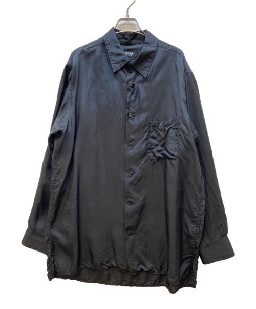 WILDSIDE YOHJI YAMAMOTO（ワイルドサイド ヨウジ ヤマモト）WILDSIDE YOHJI YAMAMOTO (ワイルドサイド ヨウジ ヤマモト) シャツ ブラック サイズ:34の古着・服飾アイテム