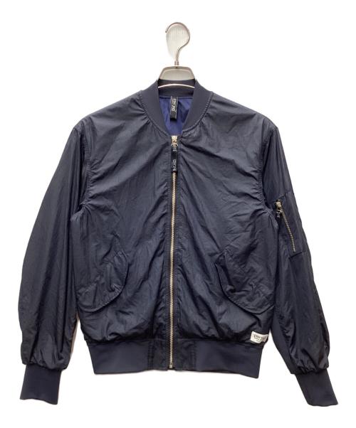 FACTOTUM JEANS（ファクトタムジーンズ）FACTOTUM JEANS (ファクトタムジーンズ) 塩縮ナイロンMA-1 ネイビー サイズ:44の古着・服飾アイテム