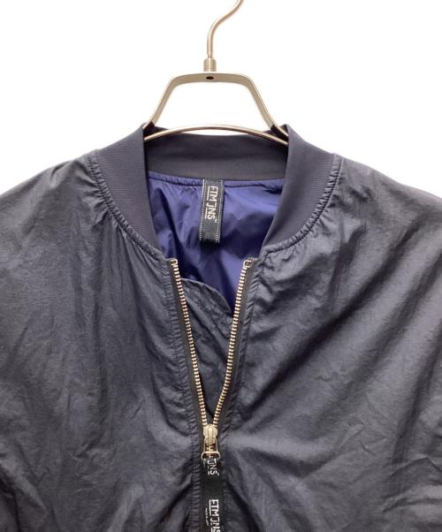 FACTOTUM JEANS（ファクトタムジーンズ）FACTOTUM JEANS (ファクトタムジーンズ) 塩縮ナイロンMA-1 ネイビー サイズ:44の古着・服飾アイテム