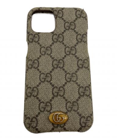 中古・古着通販】GUCCI (グッチ) iPhone13用ケース グレージュ