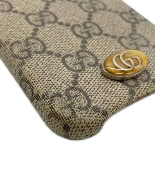GUCCI（グッチ）GUCCI (グッチ) iPhone13用ケース グレージュの古着・服飾アイテム