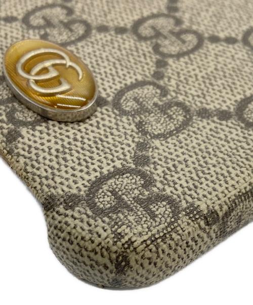 GUCCI（グッチ）GUCCI (グッチ) iPhone13用ケース グレージュの古着・服飾アイテム