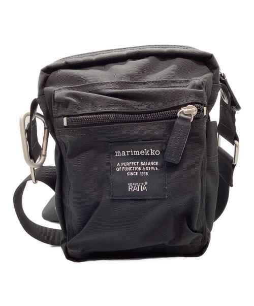 marimekko（マリメッコ）marimekko (マリメッコ) ショルダーバッグ ブラックの古着・服飾アイテム