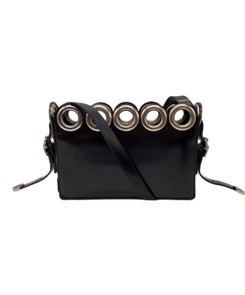 PORTER×Sister（ポーター×シスター）PORTER×Sister (ポーター×シスター) Leather ruffile shoulder bag ブラックの古着・服飾アイテム