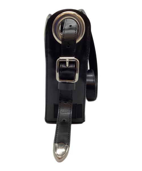 PORTER×Sister（ポーター×シスター）PORTER×Sister (ポーター×シスター) Leather ruffile shoulder bag ブラックの古着・服飾アイテム