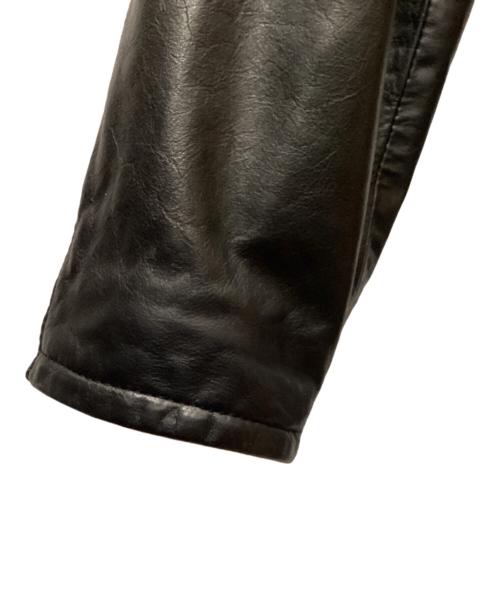 不明（不明）不明 (フメイ) レザージャケット ブラック サイズ:Lの古着・服飾アイテム