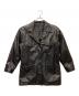 不明（フメイ）の古着「レザージャケット」｜ブラック
