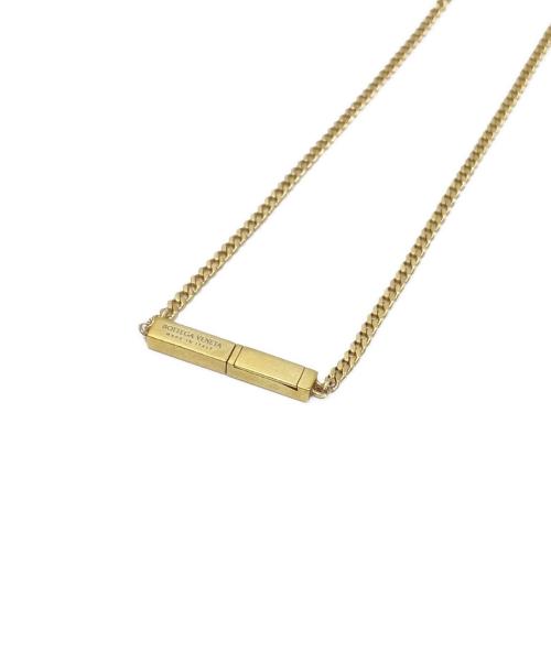 BOTTEGA VENETA（ボッテガベネタ）BOTTEGA VENETA (ボッテガベネタ) チェーンネックレス シルバー×ゴールドの古着・服飾アイテム