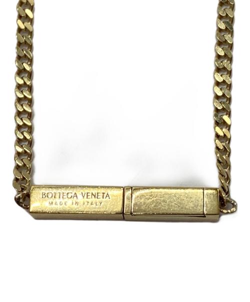 BOTTEGA VENETA（ボッテガベネタ）BOTTEGA VENETA (ボッテガベネタ) チェーンネックレス シルバー×ゴールドの古着・服飾アイテム