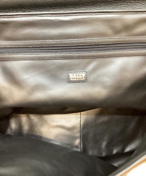 BALLY（バリー）BALLY (バリー) ブリーフケース ブラック×ゴールドの古着・服飾アイテム