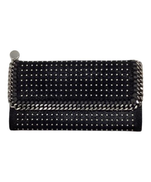 STELLA McCARTNEY（ステラマッカートニー）STELLA McCARTNEY (ステラマッカートニー) スタッズウォレット ブラック×シルバーの古着・服飾アイテム