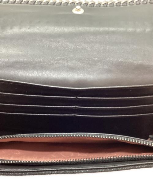 STELLA McCARTNEY（ステラマッカートニー）STELLA McCARTNEY (ステラマッカートニー) スタッズウォレット ブラック×シルバーの古着・服飾アイテム