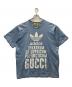 adidas（アディダス）の古着「半袖Tシャツ」｜スカイブルー