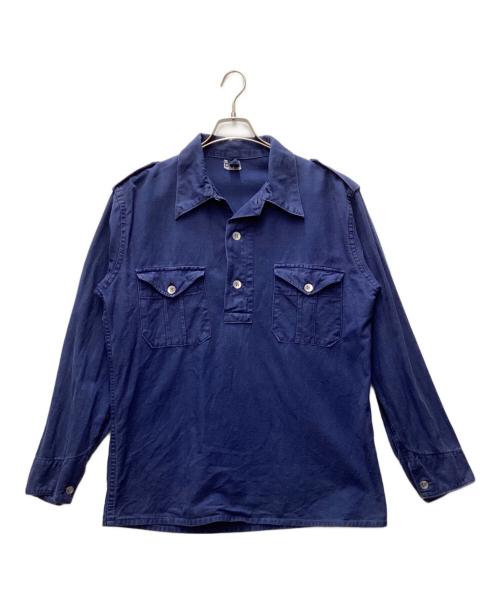 EURO MILITARY（ユーロミリタリー）EURO MILITARY (ユーロミリタリー) オーバージャケット ネイビー サイズ:Lの古着・服飾アイテム