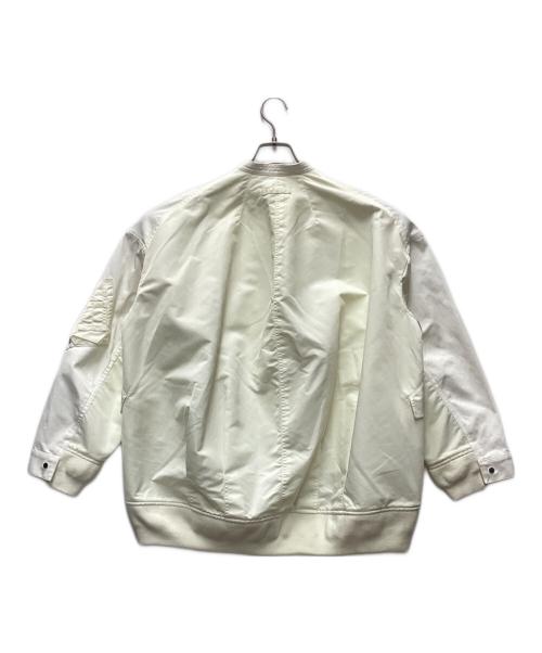 STUMBLY（スタンブリ―）STUMBLY (スタンブリ―) 切替ジャケット ホワイト サイズ:38の古着・服飾アイテム