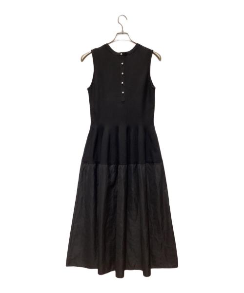 CADUNE（カデュネ）CADUNE (カデュネ) ノースリーブワンピース ブラック サイズ:38の古着・服飾アイテム