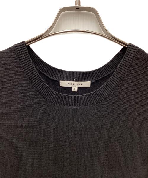 CADUNE（カデュネ）CADUNE (カデュネ) ノースリーブワンピース ブラック サイズ:38の古着・服飾アイテム