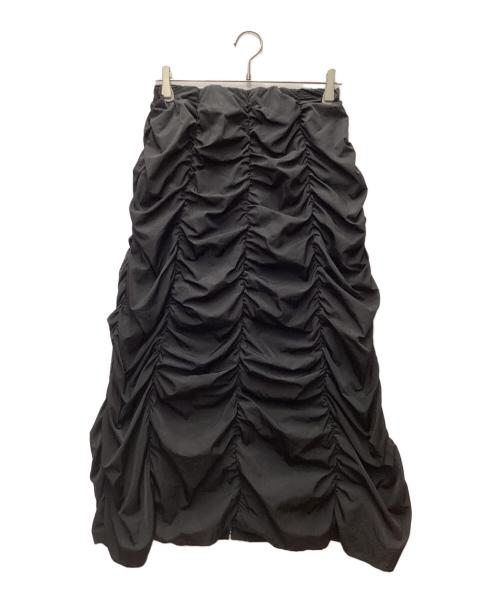 emmi（エミ）emmi (エミ) フロントジップシャーリングスカート ブラック サイズ:Freeの古着・服飾アイテム