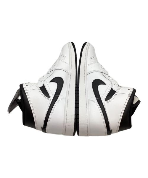 NIKE（ナイキ）NIKE (ナイキ) JORDAN BRAND AIR JORDAN 1 MID ブラック×ホワイト サイズ:３０cmの古着・服飾アイテム