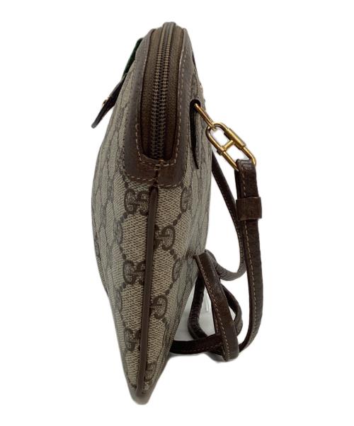 GUCCI（グッチ）GUCCI (グッチ) ショルダーバッグ ベージュ×ブラウンの古着・服飾アイテム