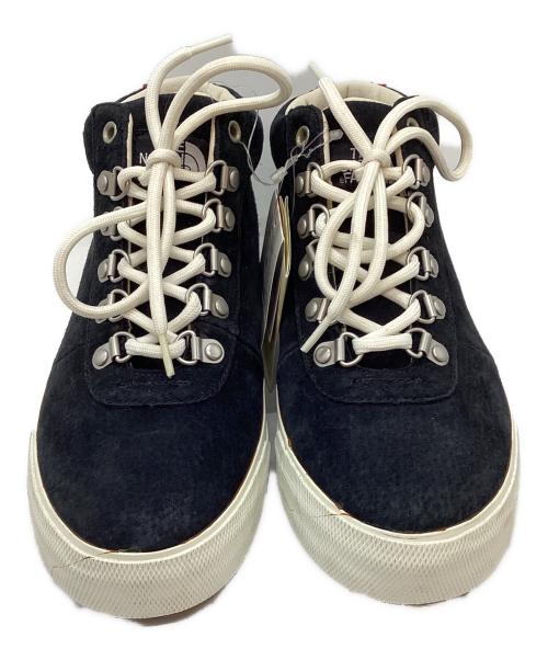 THE NORTH FACE（ザ ノース フェイス）THE NORTH FACE (ザ ノース フェイス) ミドルカットスニーカー ブラック×ホワイト サイズ:24 未使用品の古着・服飾アイテム