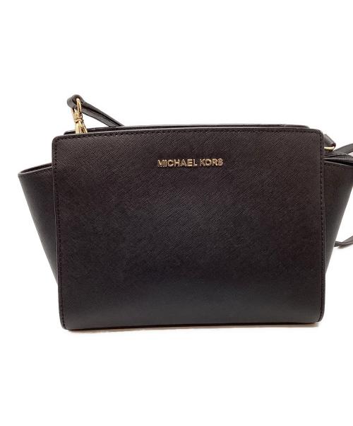 MICHAEL KORS（マイケル・コース）MICHAEL KORS (マイケルコース) ショルダーバッグ ブラックの古着・服飾アイテム