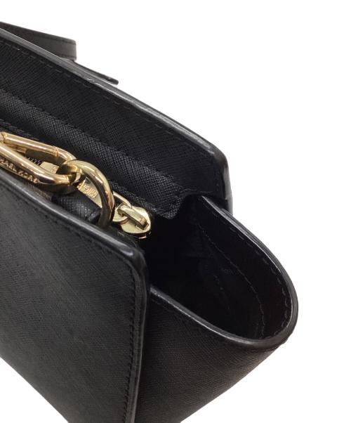 MICHAEL KORS（マイケル・コース）MICHAEL KORS (マイケルコース) ショルダーバッグ ブラックの古着・服飾アイテム