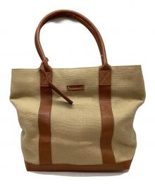 MOTHERHOUSE（マザーハウス）の古着「トートバッグ」｜ベージュ×ブラウン