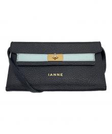 IANNE（イアンヌ）の古着「ショルダーポーチ」｜ブラック×ブルー