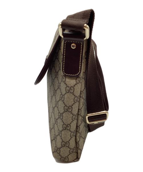 GUCCI（グッチ）GUCCI (グッチ) ショルダーバッグ ベージュ×ブラウンの古着・服飾アイテム
