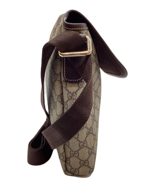 GUCCI（グッチ）GUCCI (グッチ) ショルダーバッグ ベージュ×ブラウンの古着・服飾アイテム