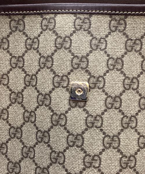 GUCCI（グッチ）GUCCI (グッチ) ショルダーバッグ ベージュ×ブラウンの古着・服飾アイテム