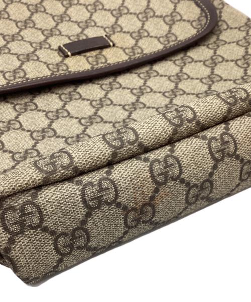 GUCCI（グッチ）GUCCI (グッチ) ショルダーバッグ ベージュ×ブラウンの古着・服飾アイテム