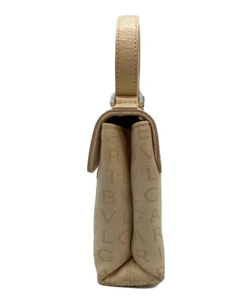 BVLGARI（ブルガリ）BVLGARI (ブルガリ) ハンドバッグ アイボリーの古着・服飾アイテム