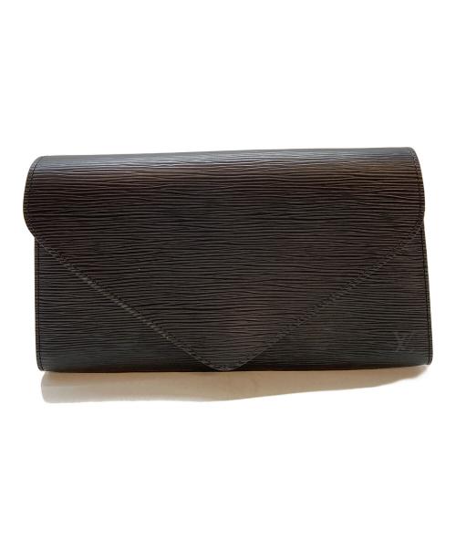 LOUIS VUITTON（ルイ ヴィトン）LOUIS VUITTON (ルイ ヴィトン) クラッチバッグ ブラックの古着・服飾アイテム