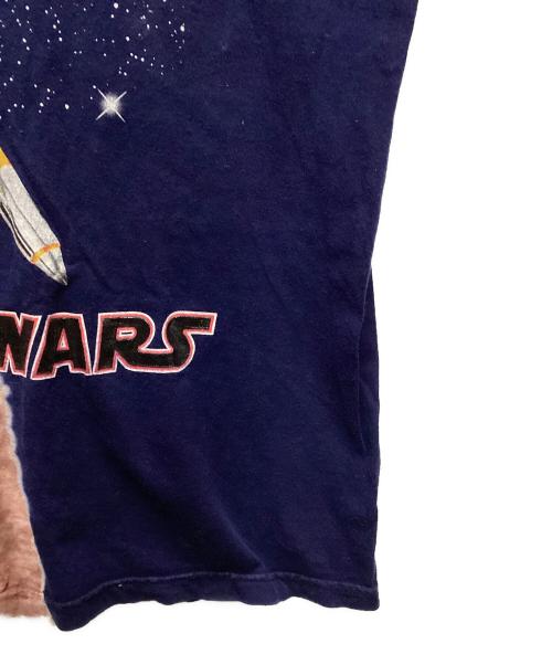 STAR WARS（スターウォーズ）STAR WARS (スターウォーズ) 半袖Tシャツ ネイビー×ブラウン サイズ:Lの古着・服飾アイテム