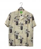 HUFハフ）の古着「半袖シャツ」｜アイボリー