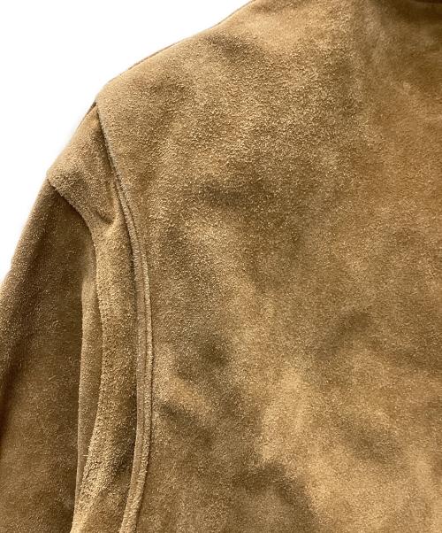 POLO RALPH LAUREN（ポロ・ラルフローレン）POLO RALPH LAUREN (ポロ・ラルフローレン) スウェードジャケット ベージュ サイズ:XLの古着・服飾アイテム