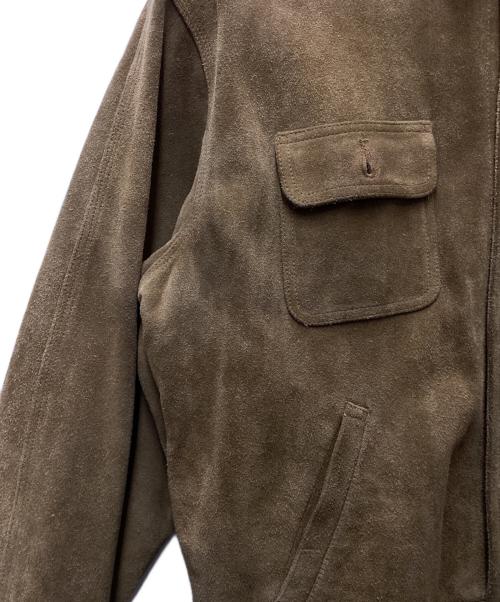 POLO RALPH LAUREN（ポロ・ラルフローレン）POLO RALPH LAUREN (ポロ・ラルフローレン) スウェードジャケット ベージュ サイズ:XLの古着・服飾アイテム