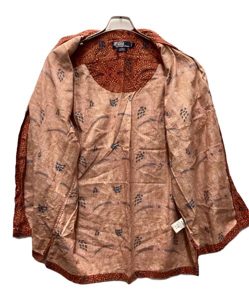 POLO RALPH LAUREN（ポロ・ラルフローレン）POLO RALPH LAUREN (ポロ・ラルフローレン) 開襟シャツ レッド サイズ:LLの古着・服飾アイテム