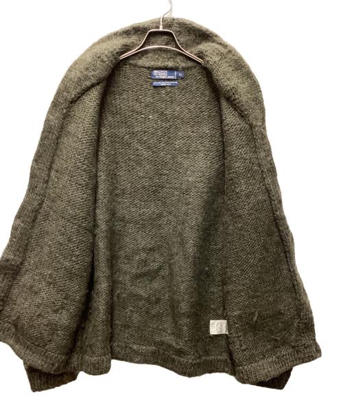 POLO RALPH LAUREN（ポロ・ラルフローレン）POLO RALPH LAUREN (ポロ・ラルフローレン) ニットジャケット グリーン サイズ:XLの古着・服飾アイテム