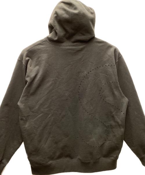 SUPREME（シュプリーム）Supreme (シュプリーム) Laser cut S logo hooded Sweatshirt ブラック サイズ:XXLの古着・服飾アイテム
