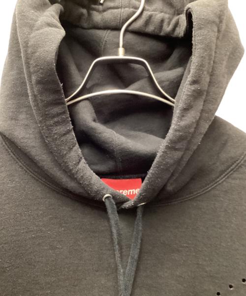 SUPREME（シュプリーム）Supreme (シュプリーム) Laser cut S logo hooded Sweatshirt ブラック サイズ:XXLの古着・服飾アイテム