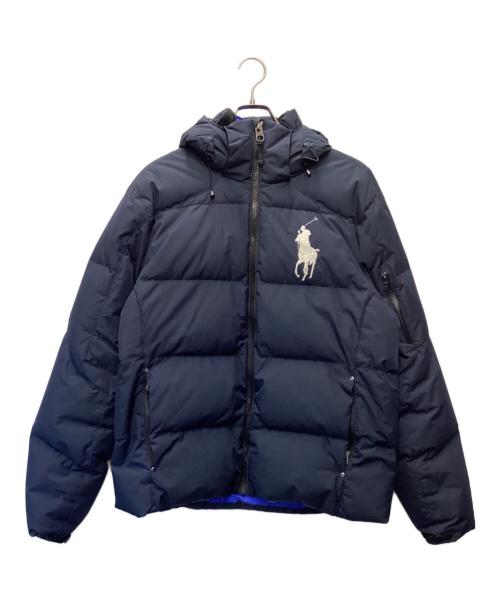 POLO RALPH LAUREN（ポロ・ラルフローレン）POLO RALPH LAUREN (ポロ・ラルフローレン) ダウンジャケット ネイビー サイズ:Lの古着・服飾アイテム