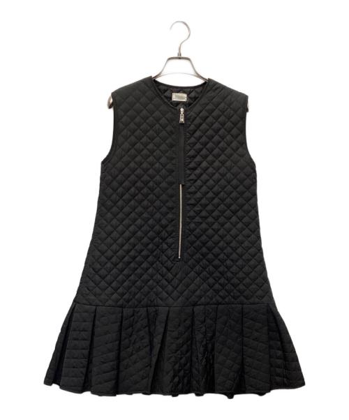 Bibiy.（ビビィ）Bibiy. (ビビィ) キルティングノースリーブワンピース ブラック サイズ:Freeの古着・服飾アイテム