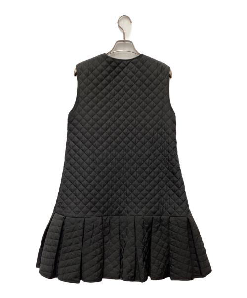 Bibiy.（ビビィ）Bibiy. (ビビィ) キルティングノースリーブワンピース ブラック サイズ:Freeの古着・服飾アイテム